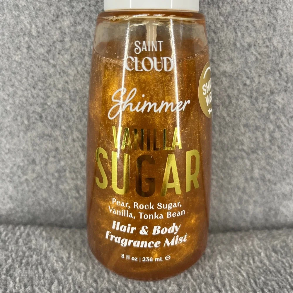Saint Cloud Shimmer Vanilla Sugar Gold Hair & Body‎ Fragrance Mist Spray 8 oz